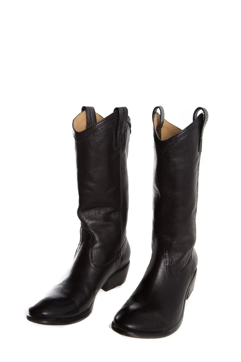Frye Black Leather Boots SZ 9
