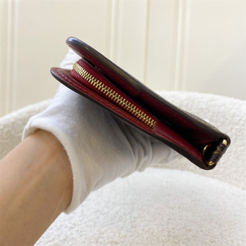 LV Insolite Long Wallet in Monogram Canvas, Burgundy Interior and GHW