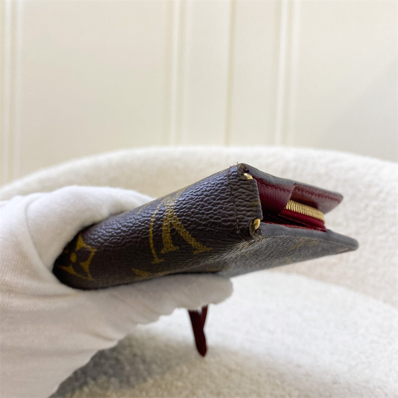 LV Insolite Long Wallet in Monogram Canvas, Burgundy Interior and GHW