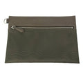 FENDI Pouch 7N0108 Nylon / leather khaki Zucca Women Used