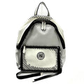 FENDI Backpack 7VZ042 Canvas / leather white Joshua Vides California Sky Backpack mens Used