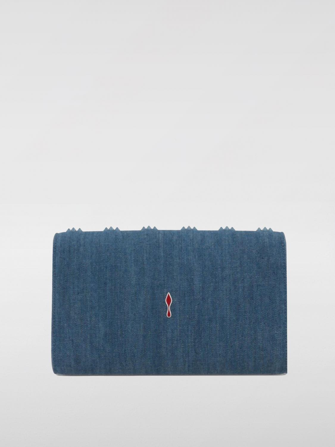 Christian Louboutin Clutch Woman Blue Woman