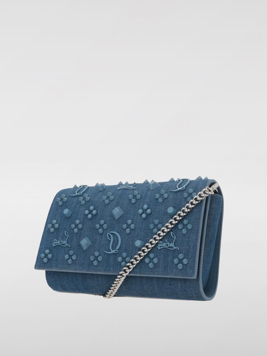 Christian Louboutin Clutch Woman Blue Woman
