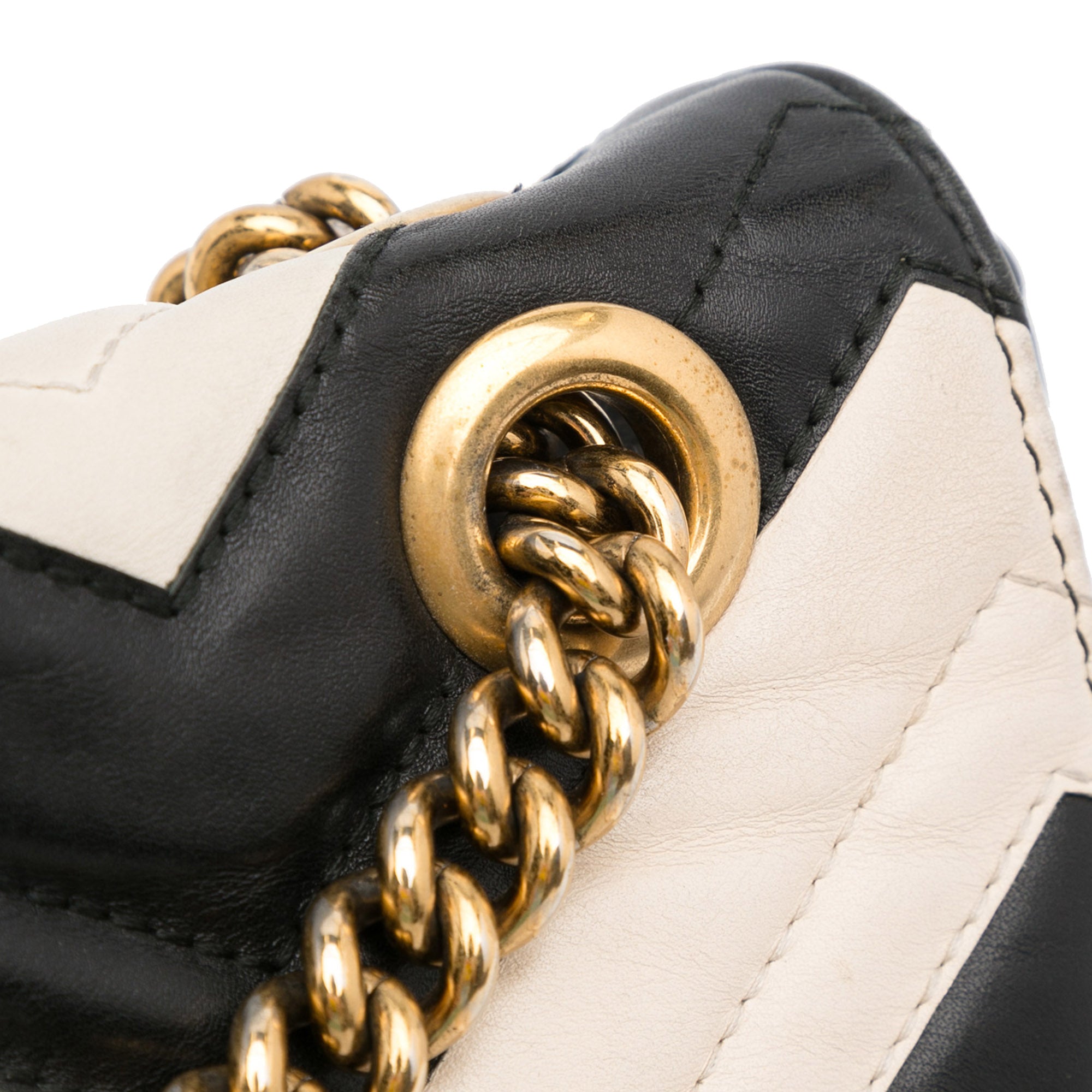 Gucci GG Marmont Bicolor MatelassÃƒÆ’Ã‚Â© Leather