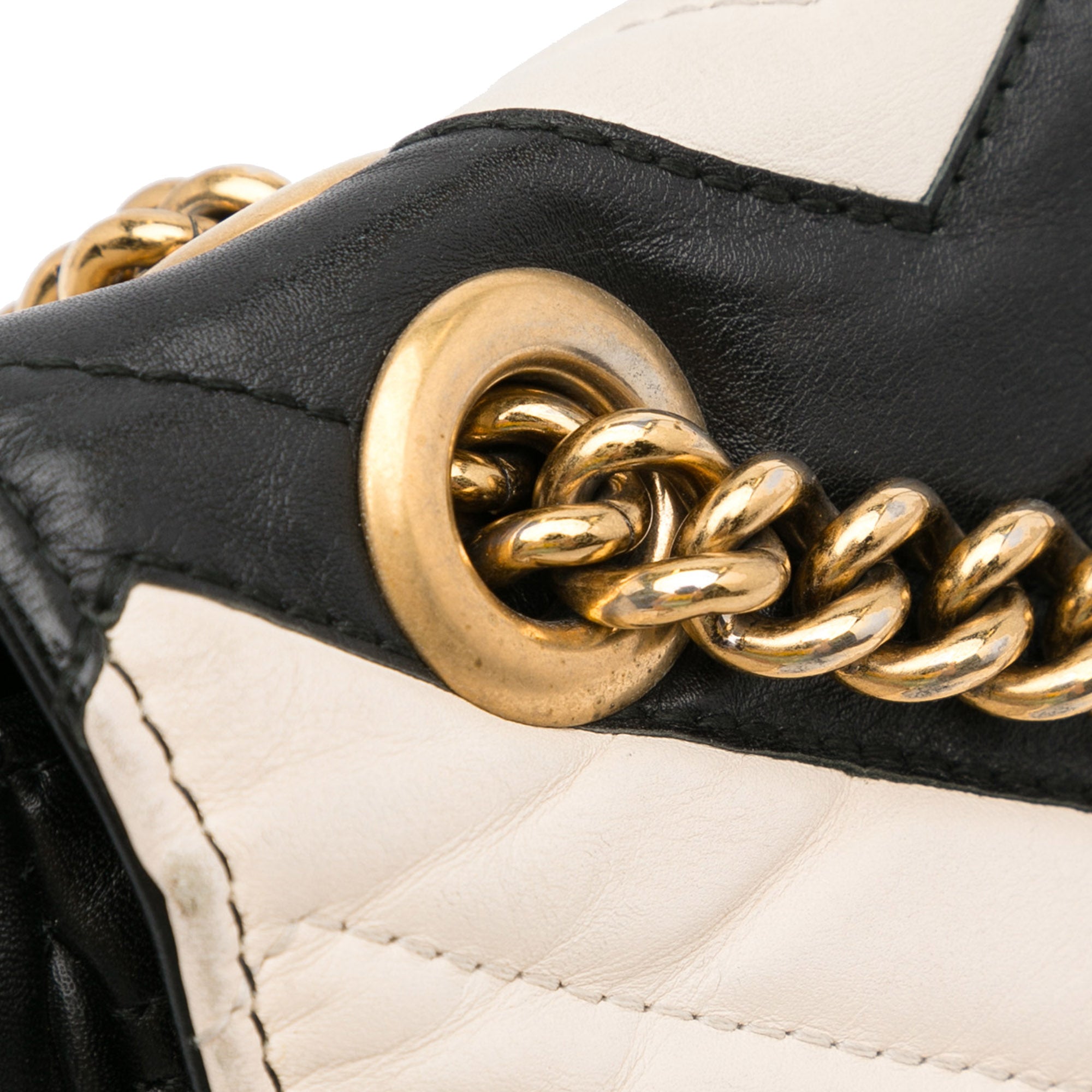 Gucci GG Marmont Bicolor MatelassÃƒÆ’Ã‚Â© Leather
