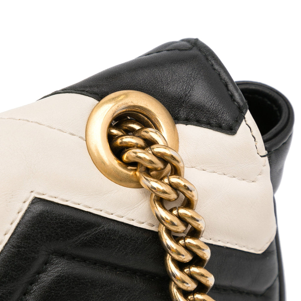 Gucci GG Marmont Bicolor MatelassÃƒÆ’Ã‚Â© Leather