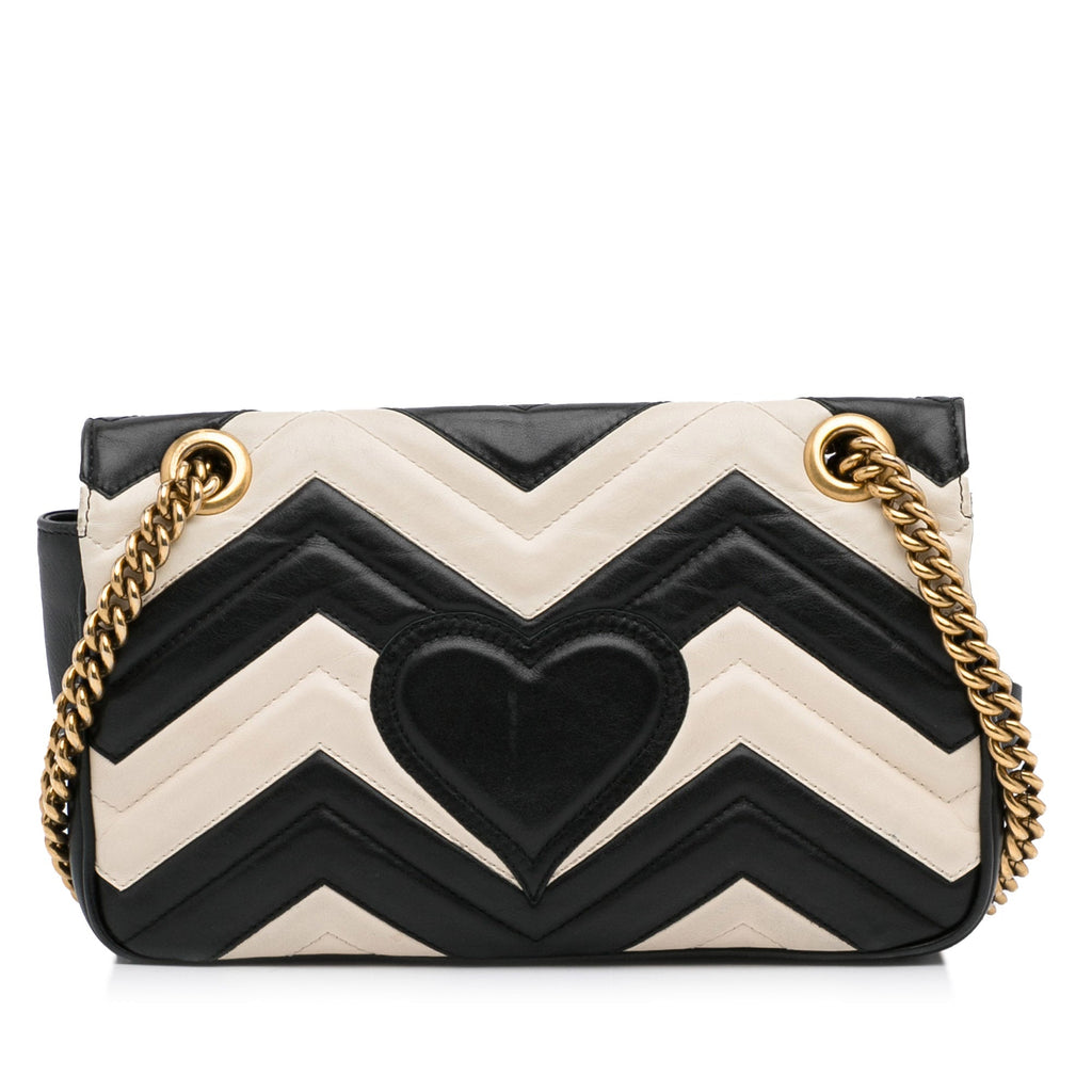 Gucci GG Marmont Bicolor MatelassÃƒÆ’Ã‚Â© Leather