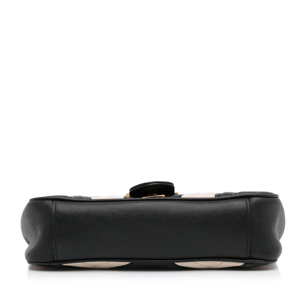 Gucci GG Marmont Bicolor MatelassÃƒÆ’Ã‚Â© Leather