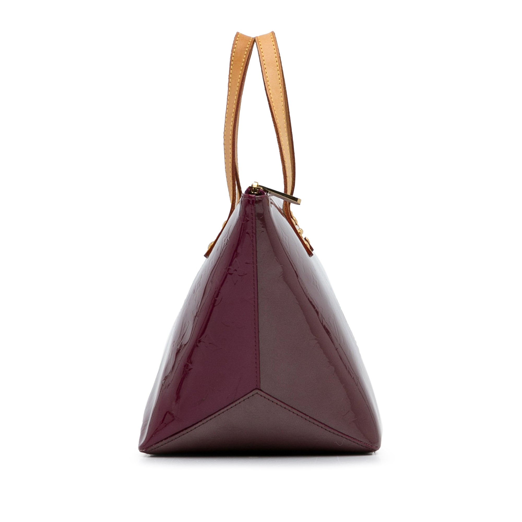 Purple Louis Vuitton Monogram Vernis Bellevue PM Handbag