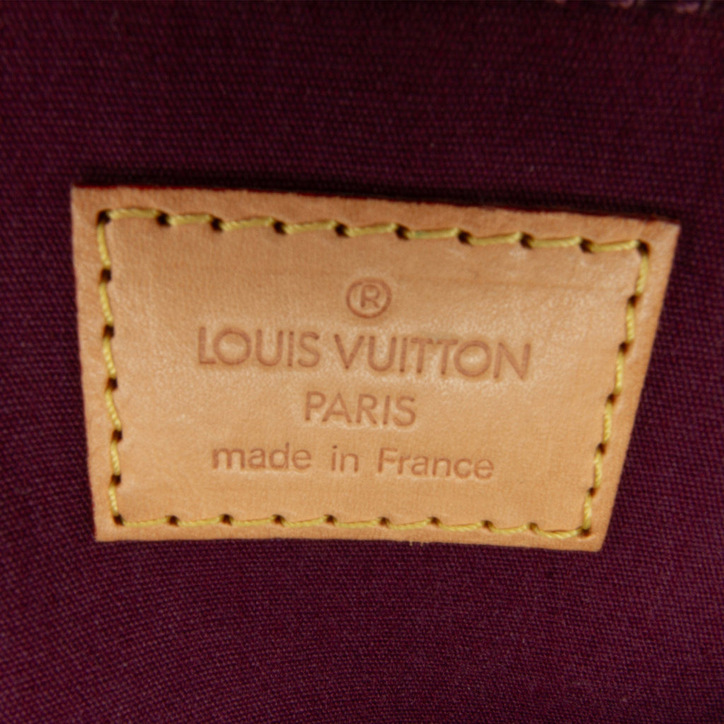 Purple Louis Vuitton Monogram Vernis Bellevue PM Handbag