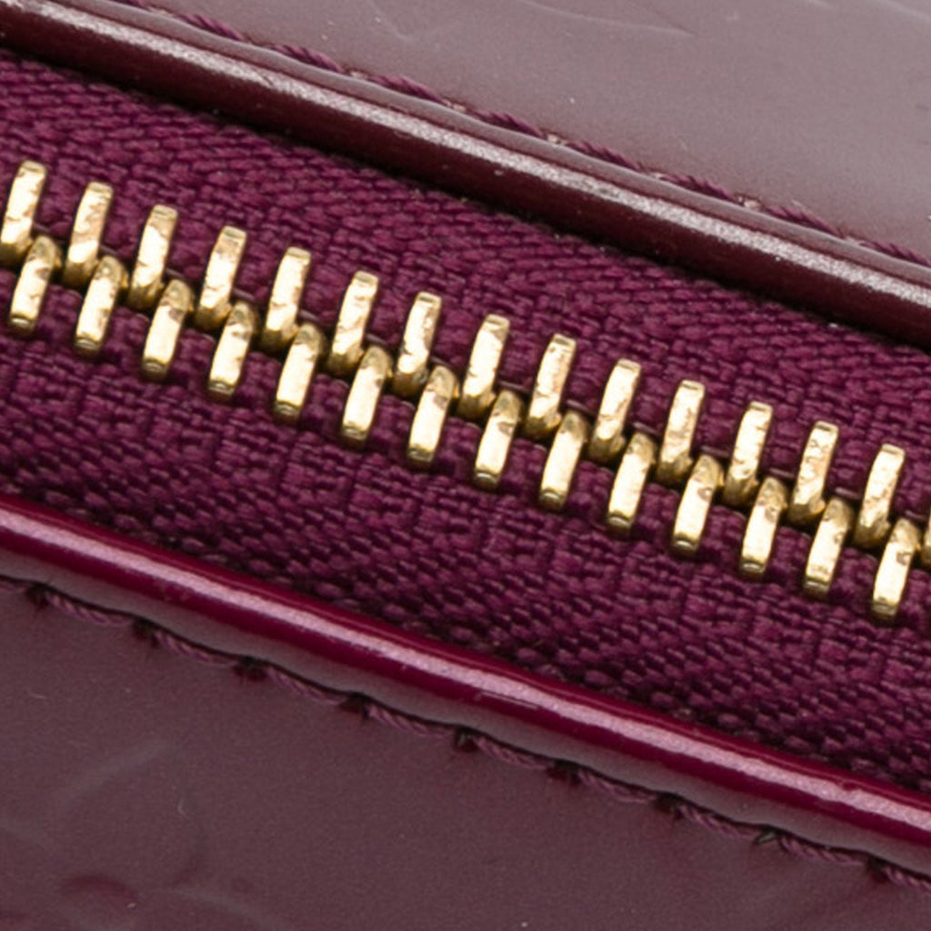 Purple Louis Vuitton Monogram Vernis Bellevue PM Handbag