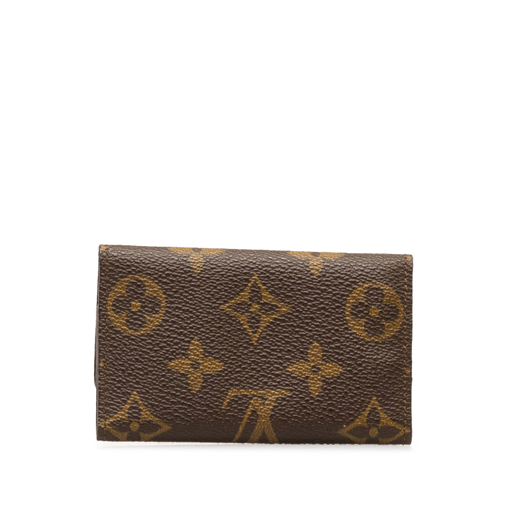 Brown Louis Vuitton Monogram 6 Key Holder