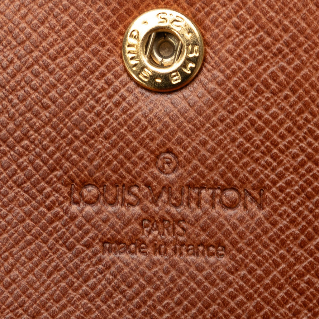 Brown Louis Vuitton Monogram 6 Key Holder