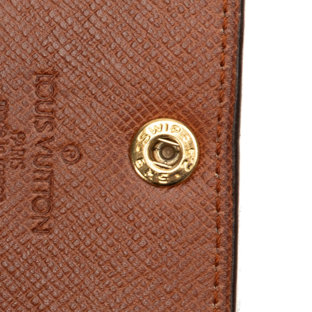 Brown Louis Vuitton Monogram 6 Key Holder