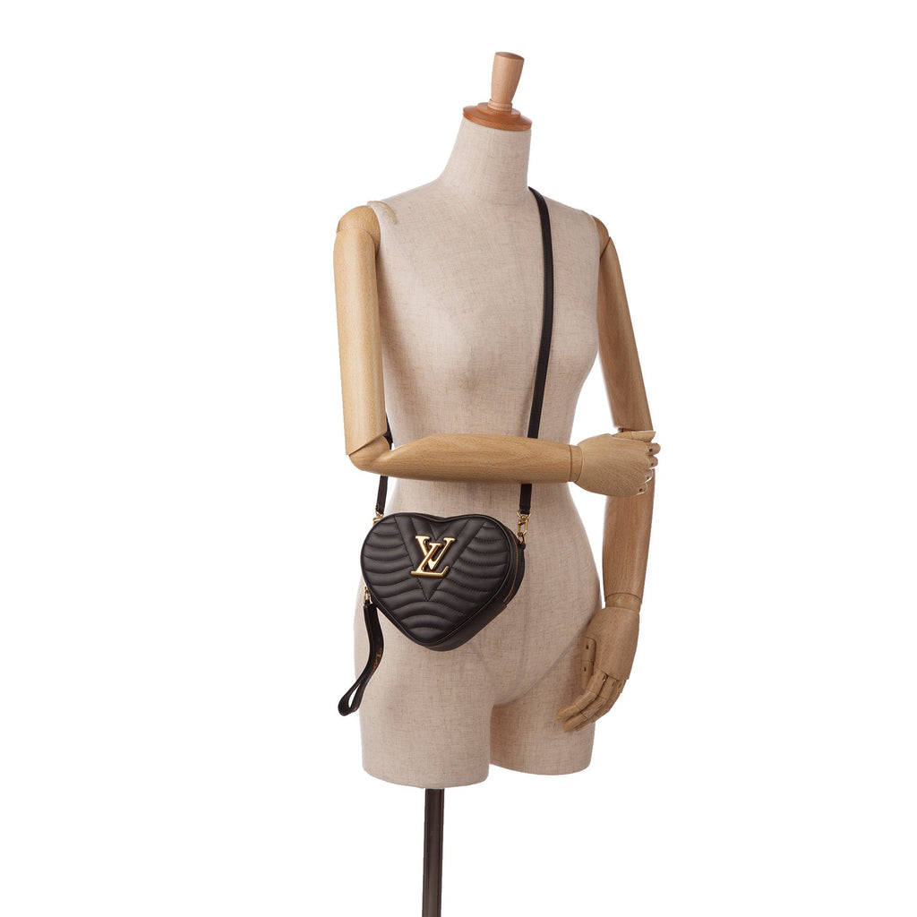 Louis Vuitton New Wave Heart Black Calfskin