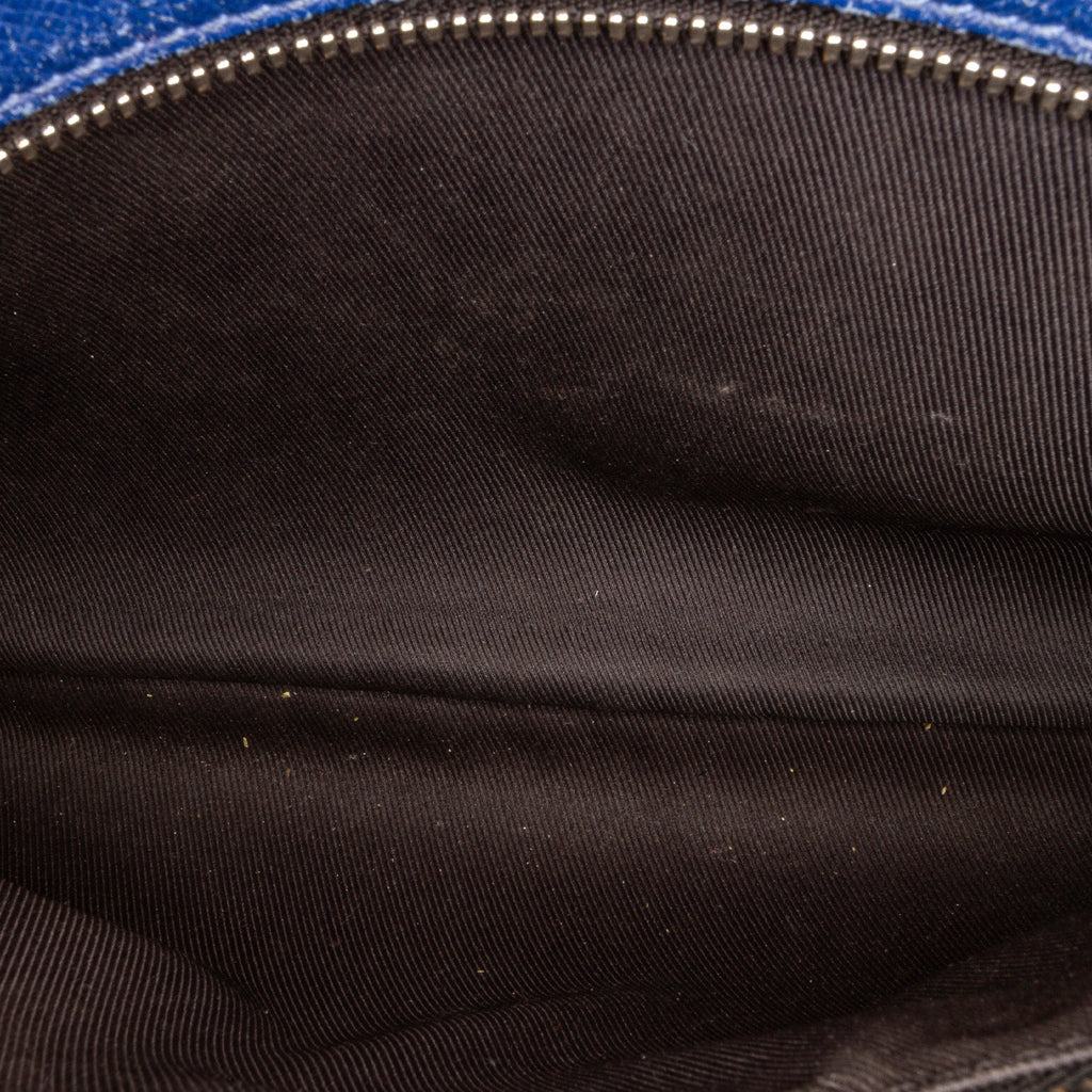 Blue Louis Vuitton Taiga Outdoor Messenger PM Crossbody Bag