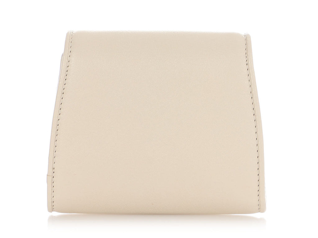 Gucci Medium White Blondie Chain Wallet