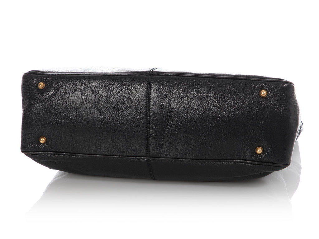 Gucci Black Studded GG Blondie Bag
