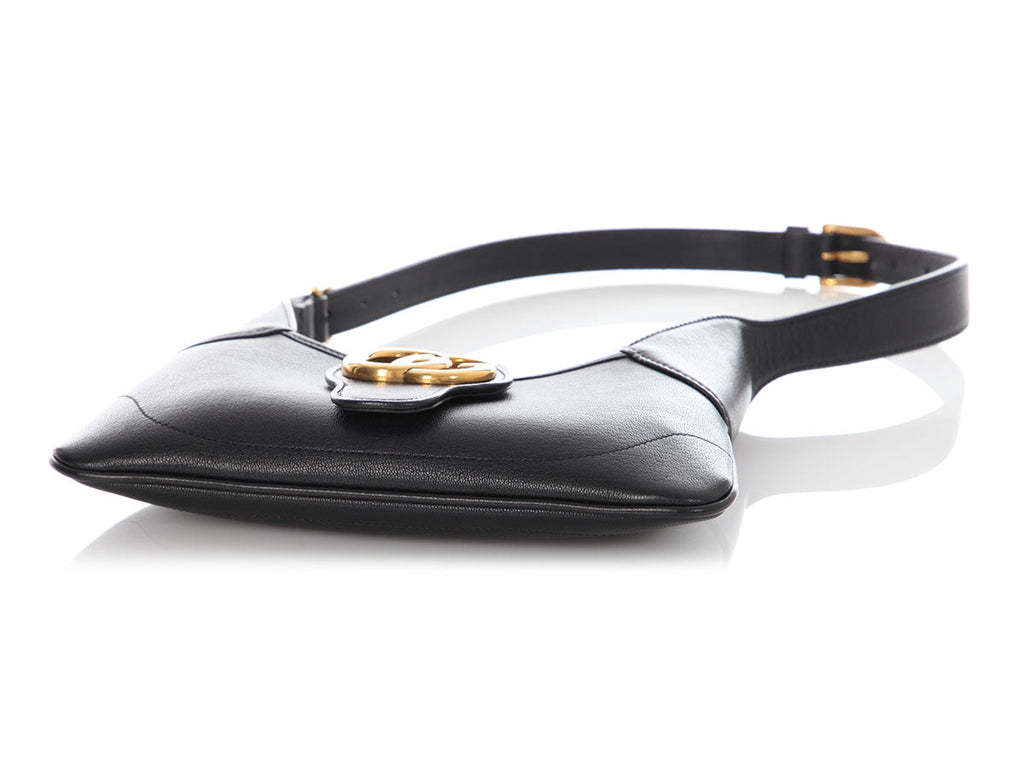 Gucci Small Black Goatskin Aphrodite