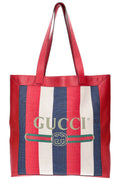 GUCCI Sylvie Stripe Tote