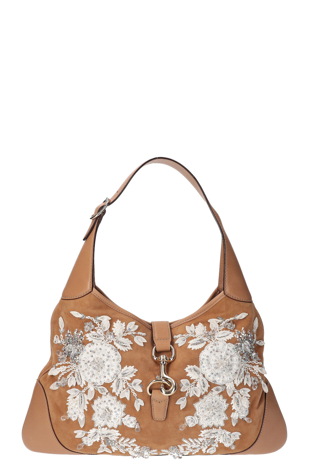GUCCI Jackie Bag Limitied Edtion Beige Suede
