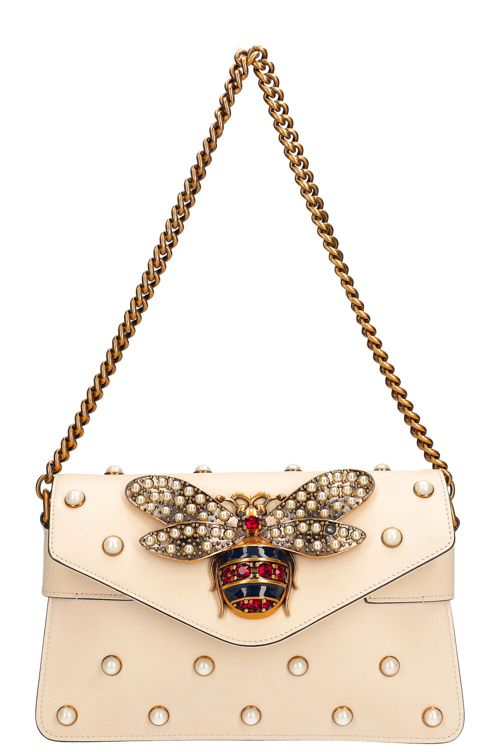 GUCCI Pearl Studded Broadway Bag Mini