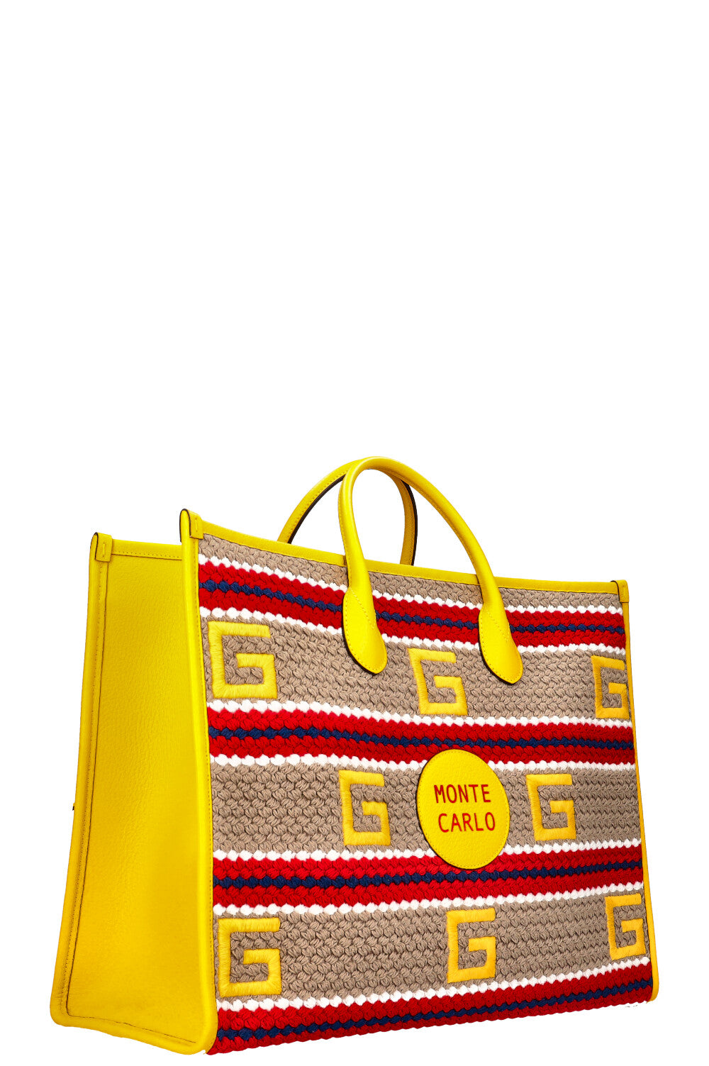 GUCCI Limited Edition Monte Carlo Crochet Tote Bag