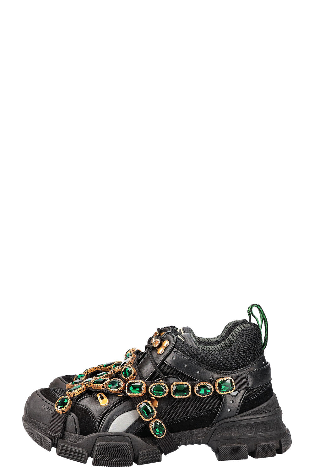 GUCCI Flashtreck Sneakers with Crystals Black