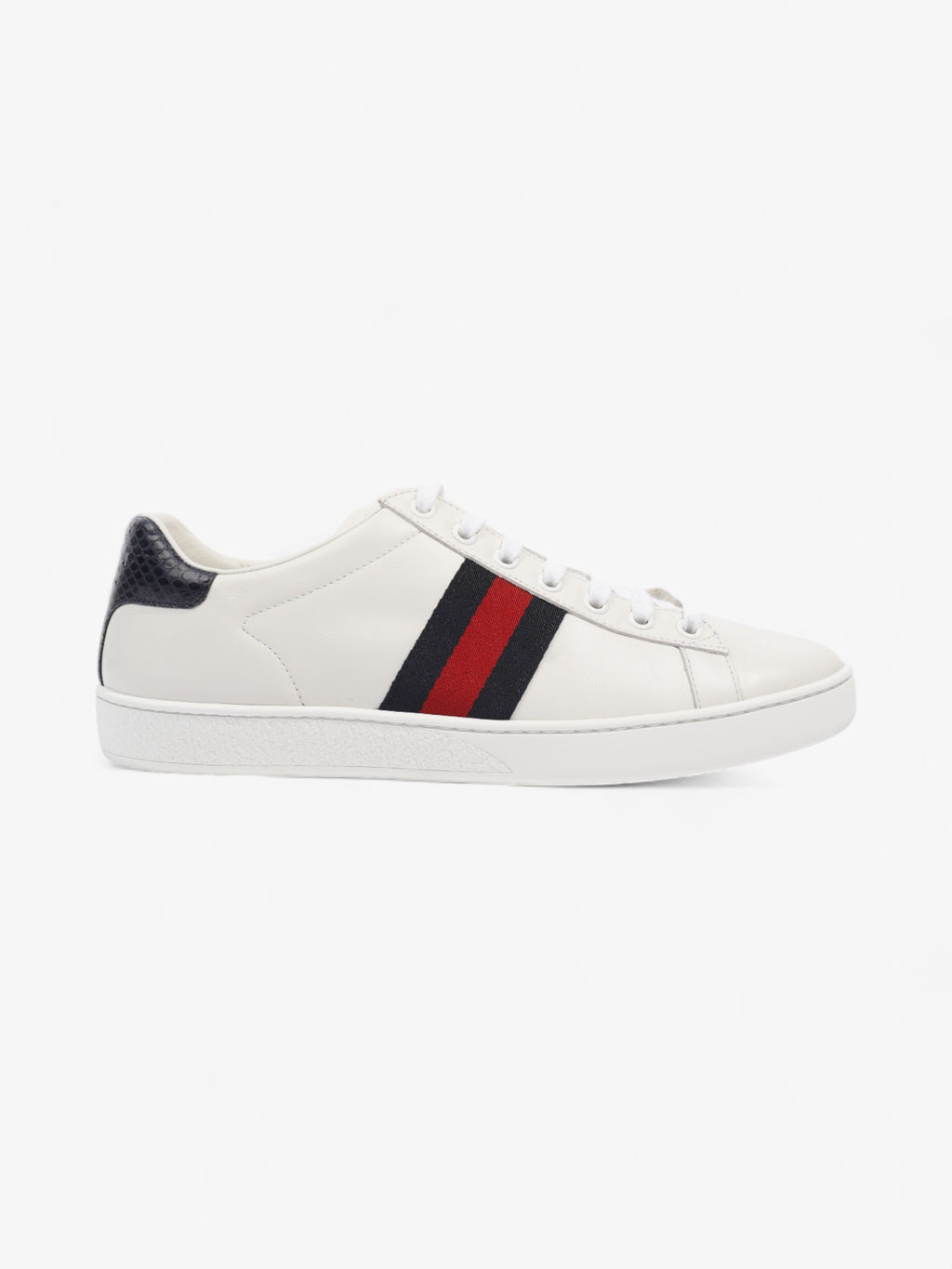 Gucci Ace White / Blue / Red Leather EU 38.5 UK 5.5