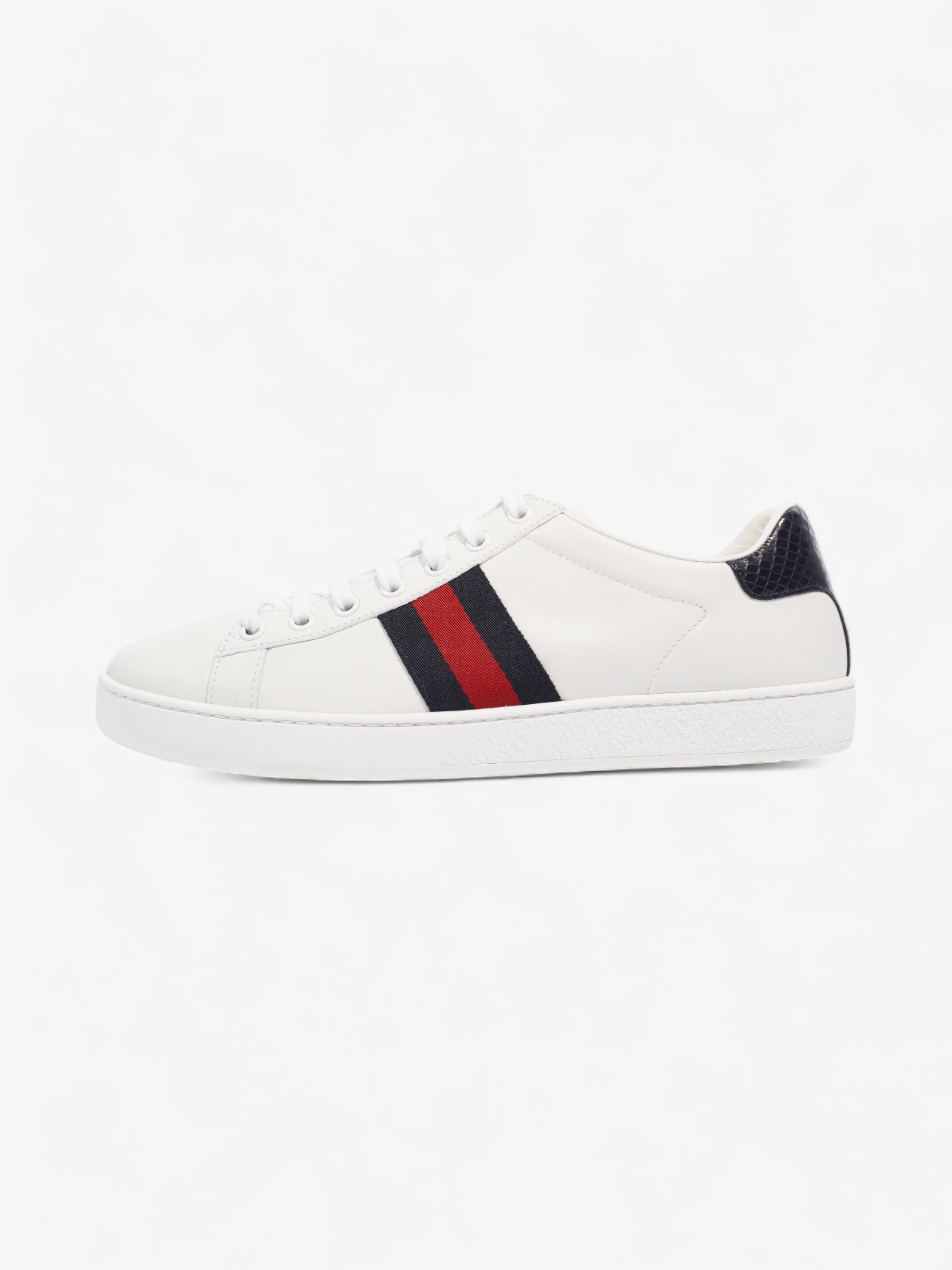 Gucci Ace White / Blue / Red Leather EU 38.5 UK 5.5