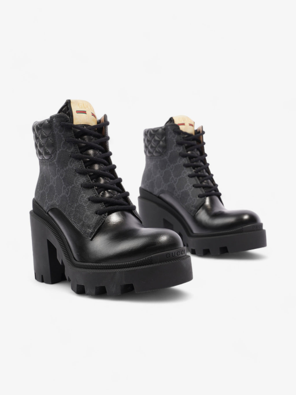 Gucci GG Bootie 55mm Black Leather EU 36.5 UK 3.5
