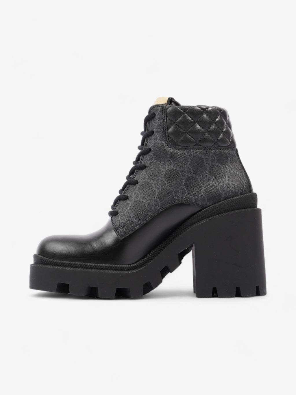 Gucci GG Bootie 55mm Black Leather EU 36.5 UK 3.5