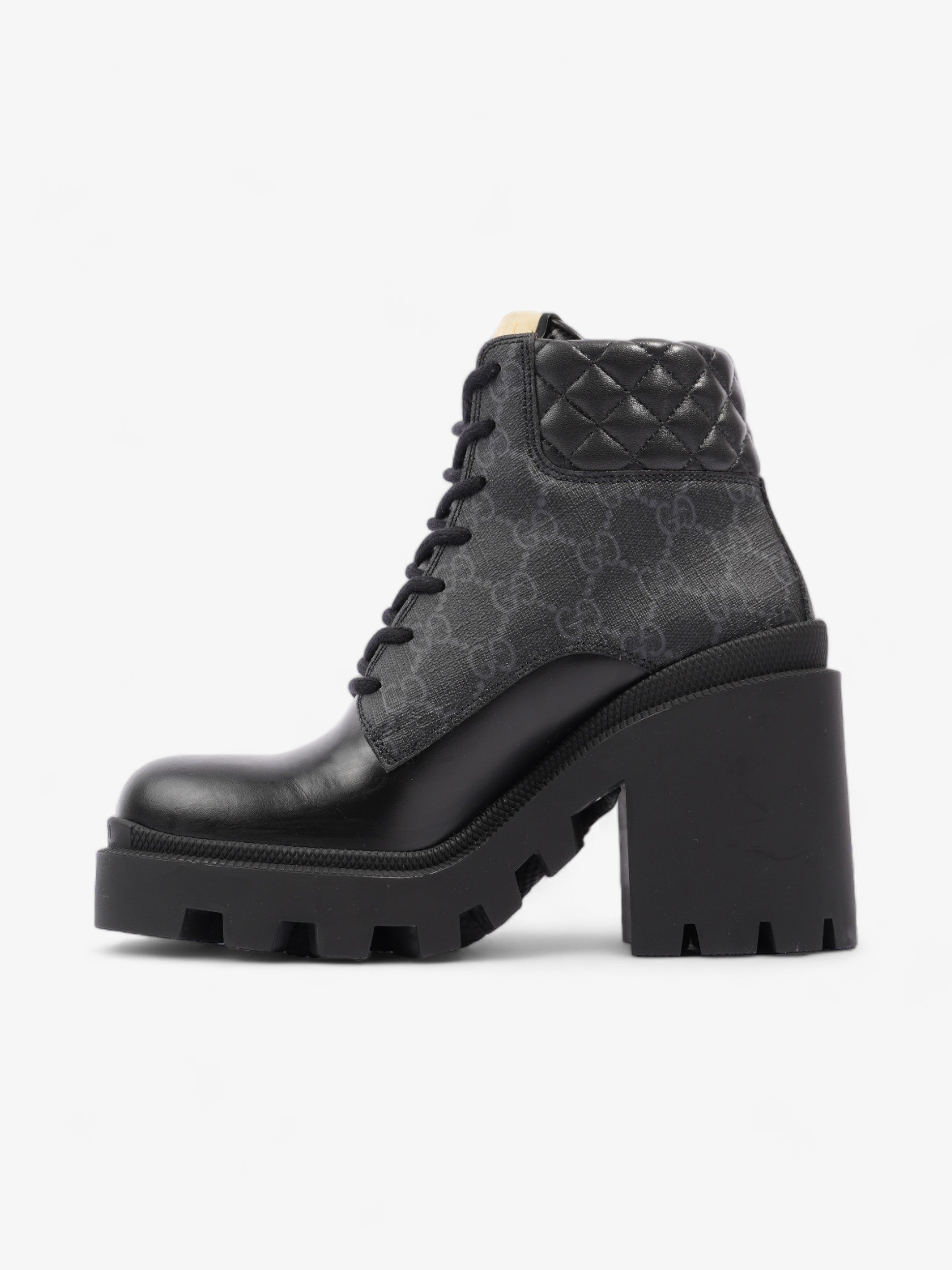 Gucci GG Bootie 55mm Black Leather EU 36.5 UK 3.5