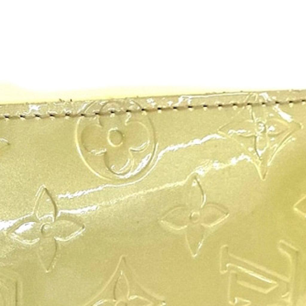 White Louis Vuitton Monogram Vernis Reade PM Handbag