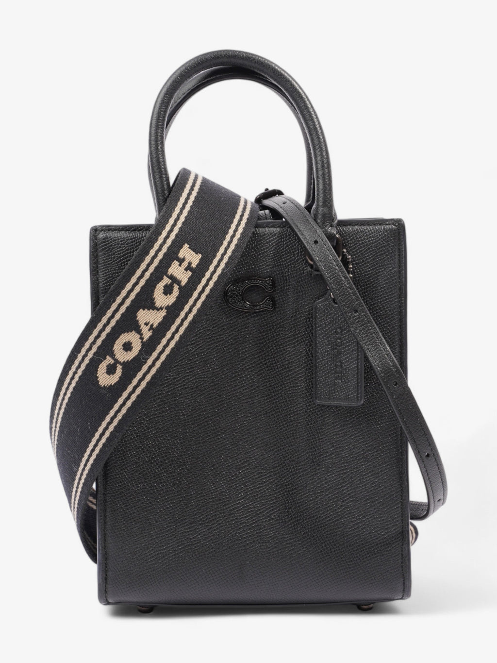 Coach Tote Black Leather 16