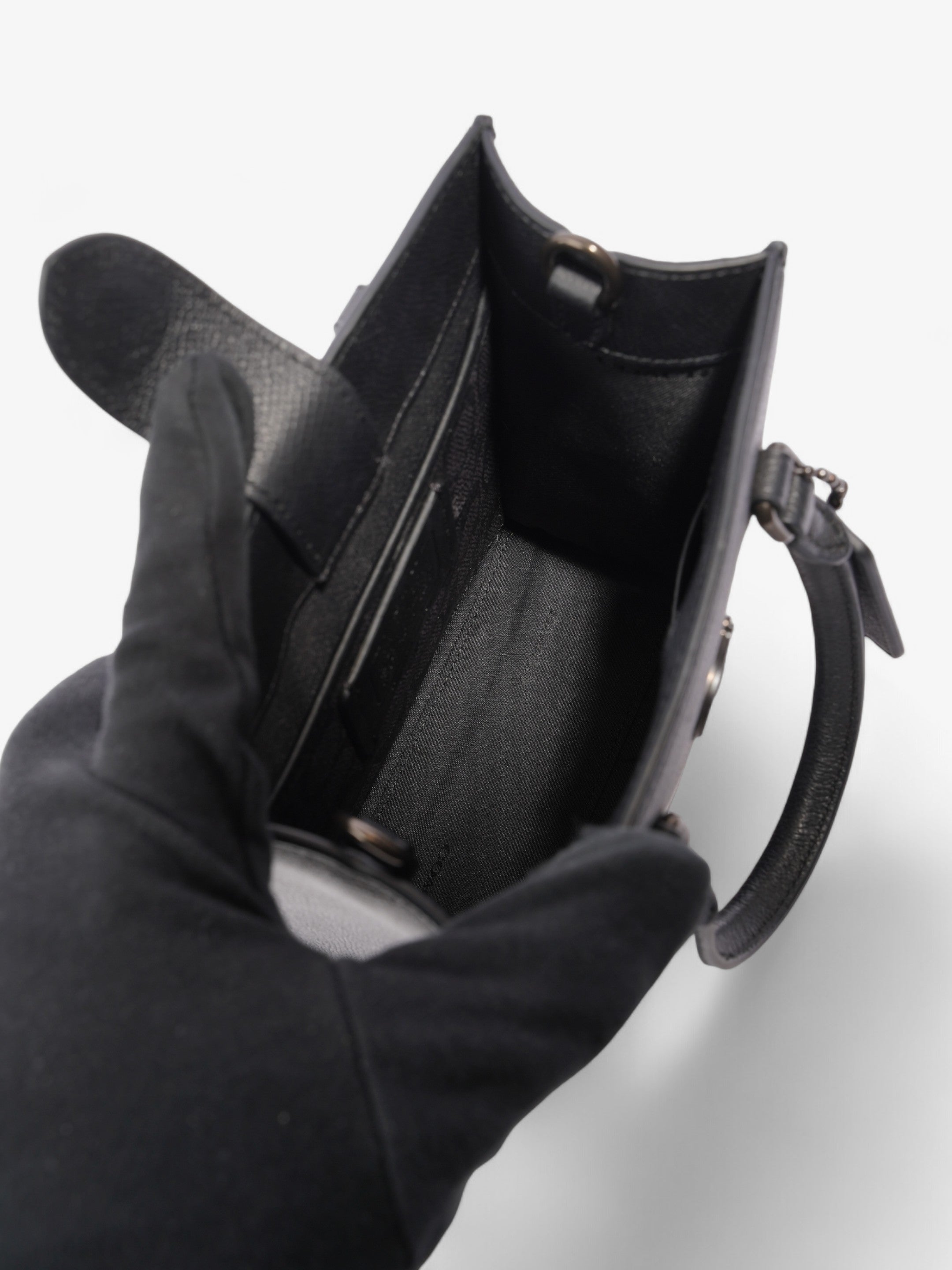 Coach Tote Black Leather 16