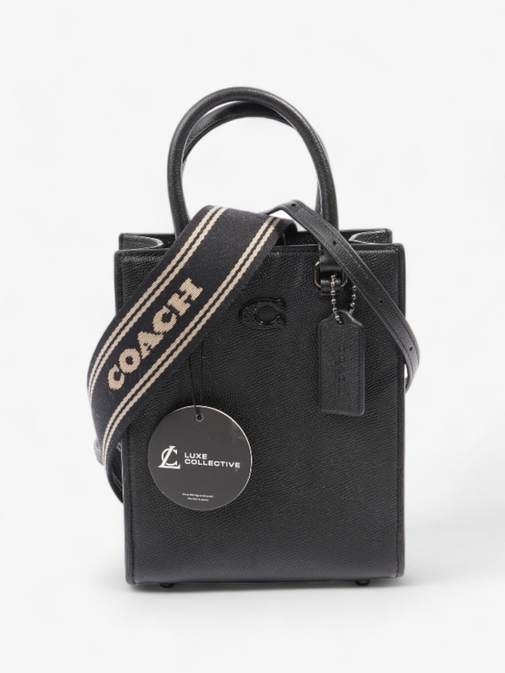 Coach Tote Black Leather 16