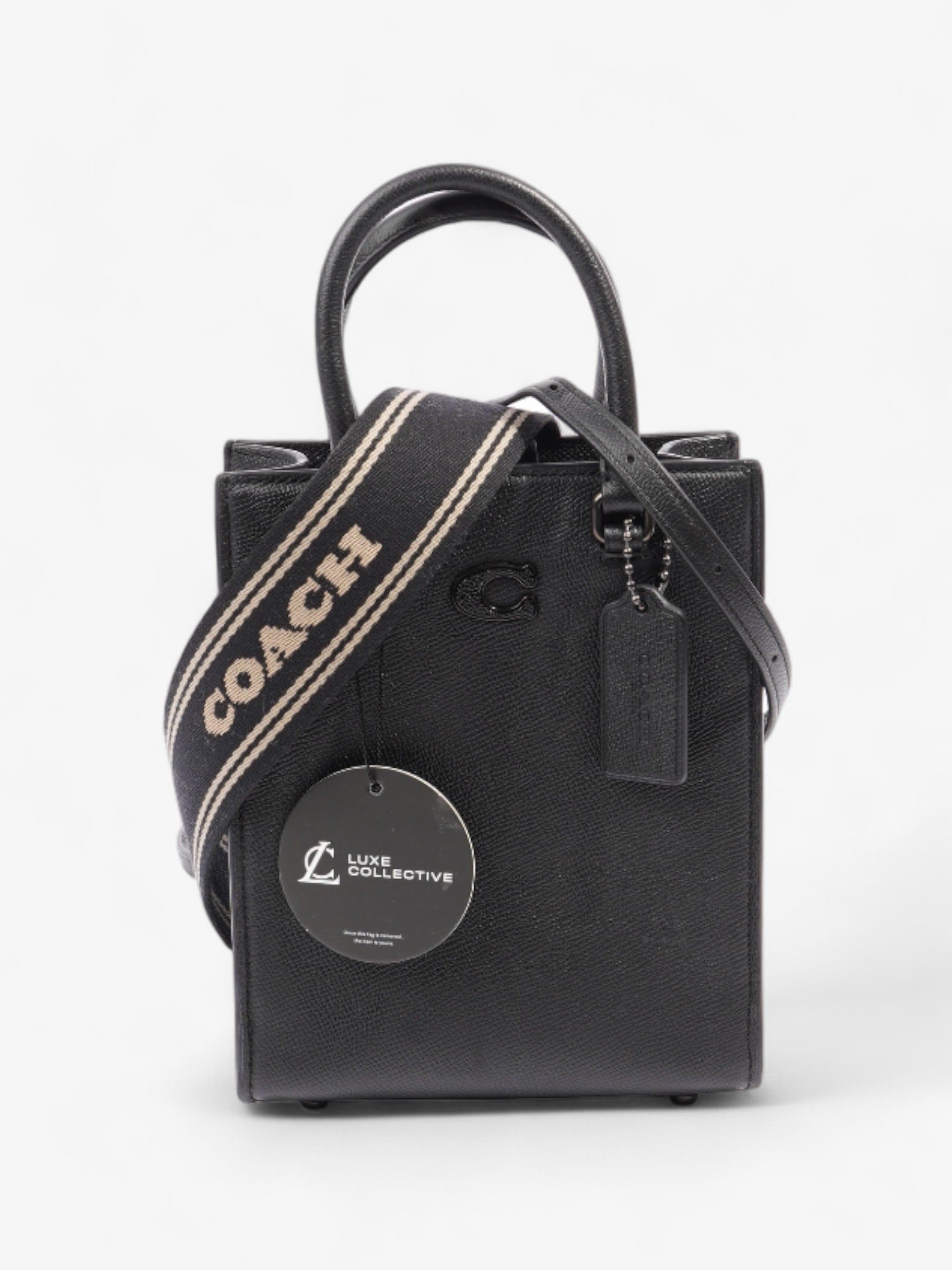 Coach Tote Black Leather 16