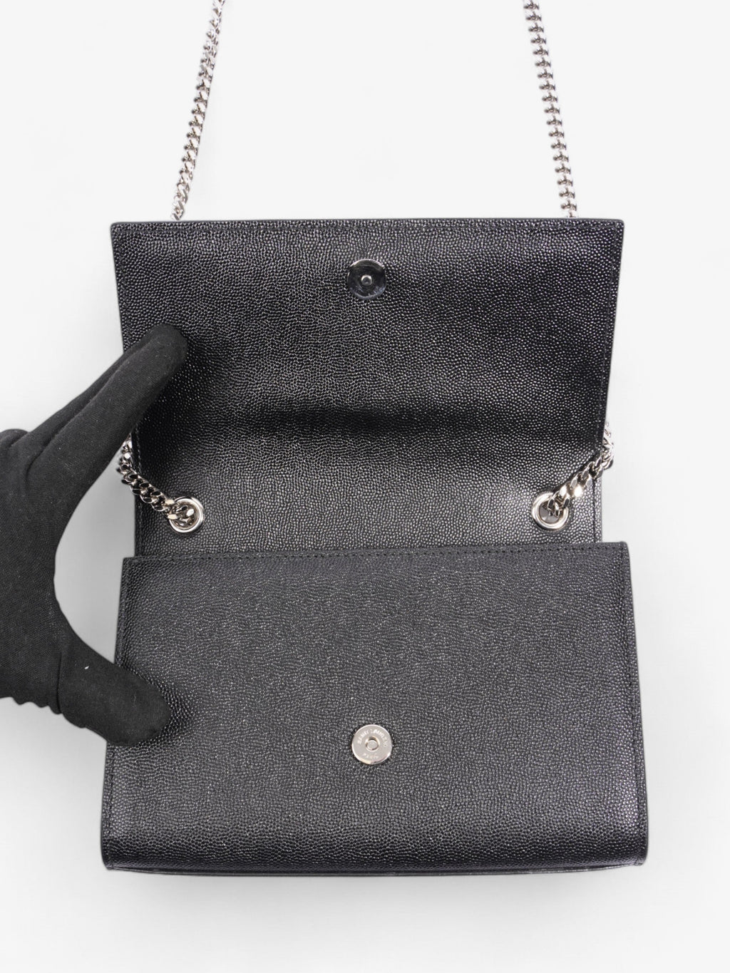 Saint Laurent Kate Black Calfskin Leather Small