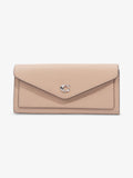 Coach Wyn Long Wallet Beige Leather