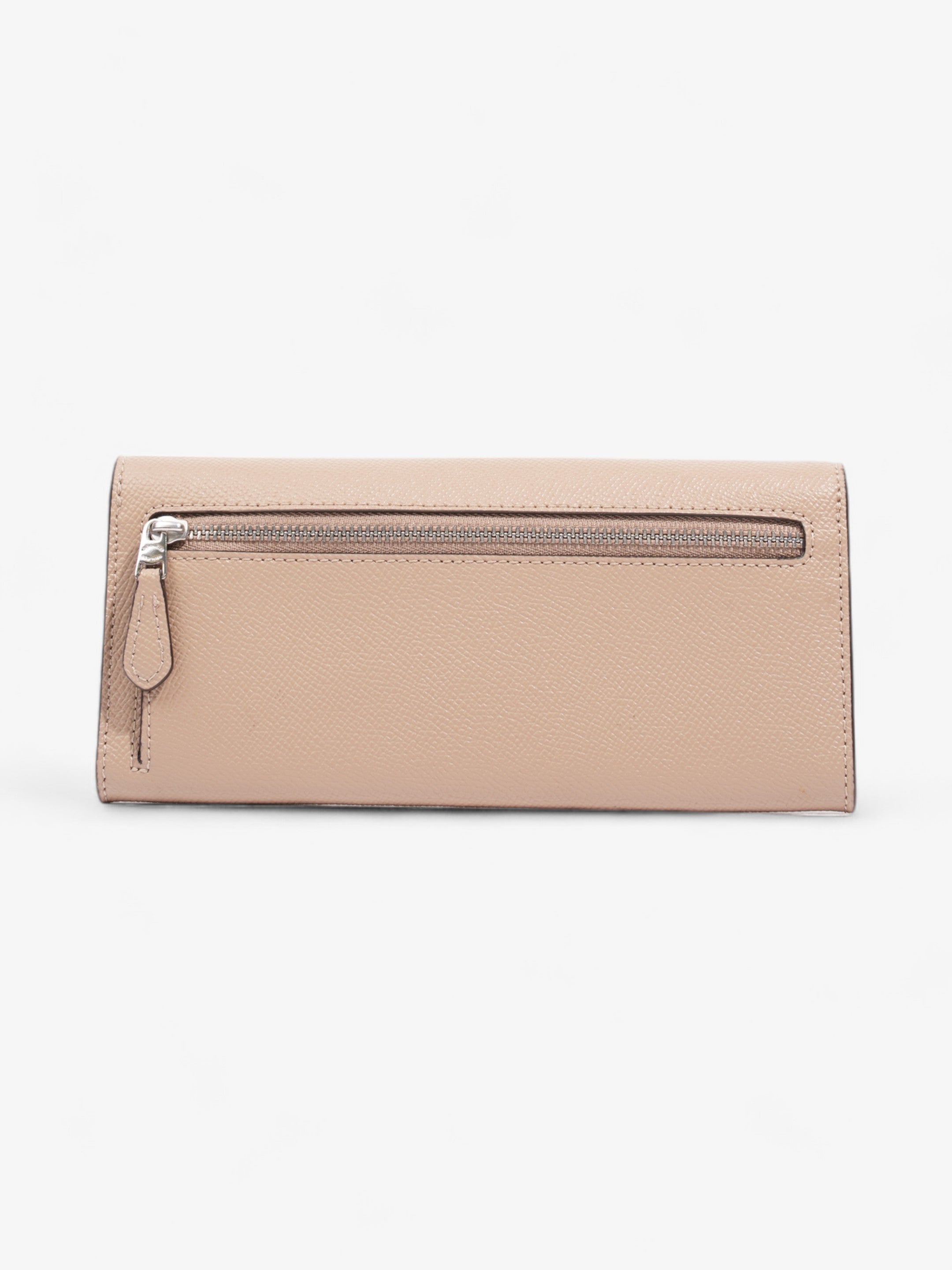 Coach Wyn Long Wallet Beige Leather