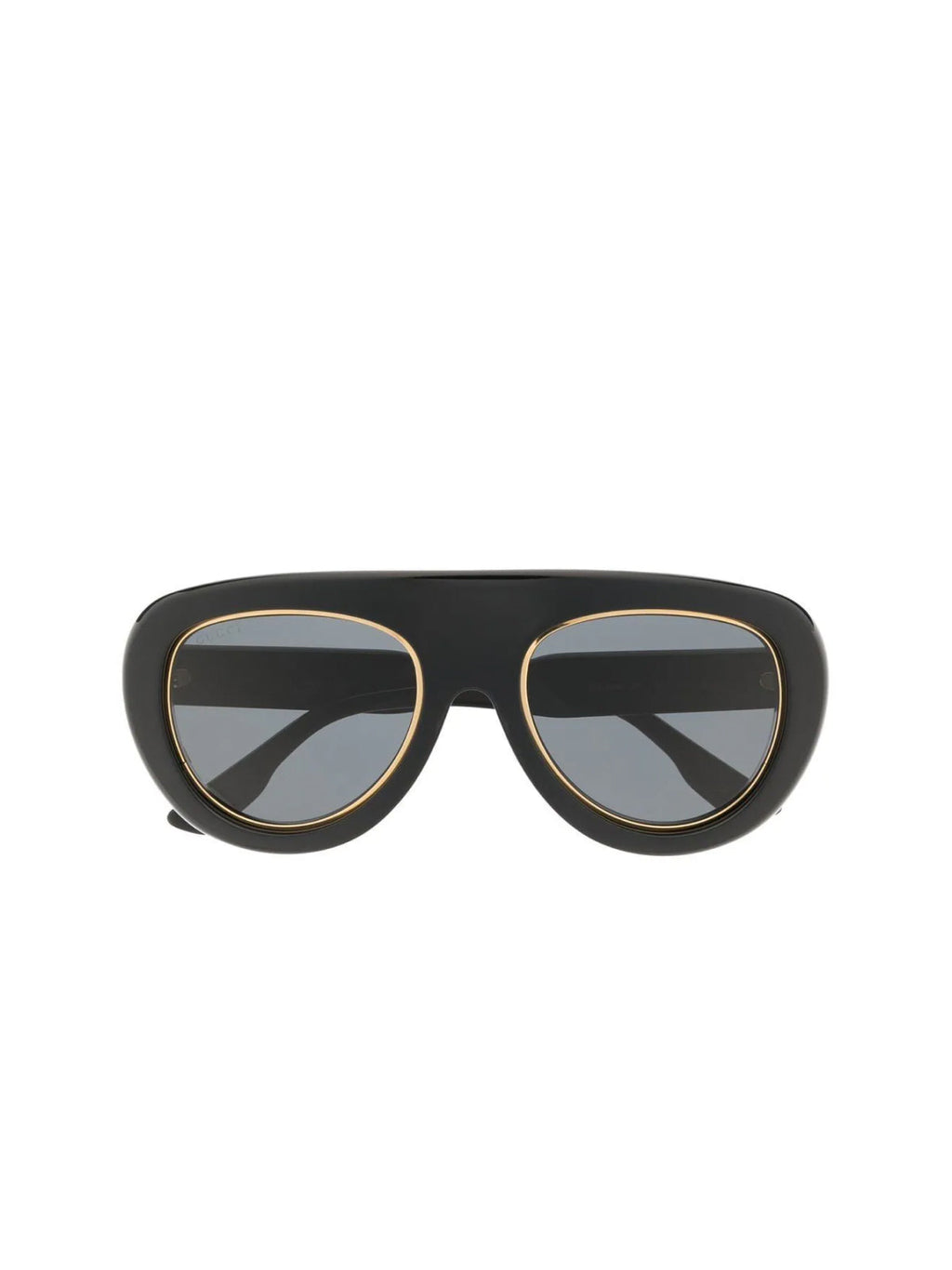GUCCI Aviator Logo Sunglasses 54mm Lens