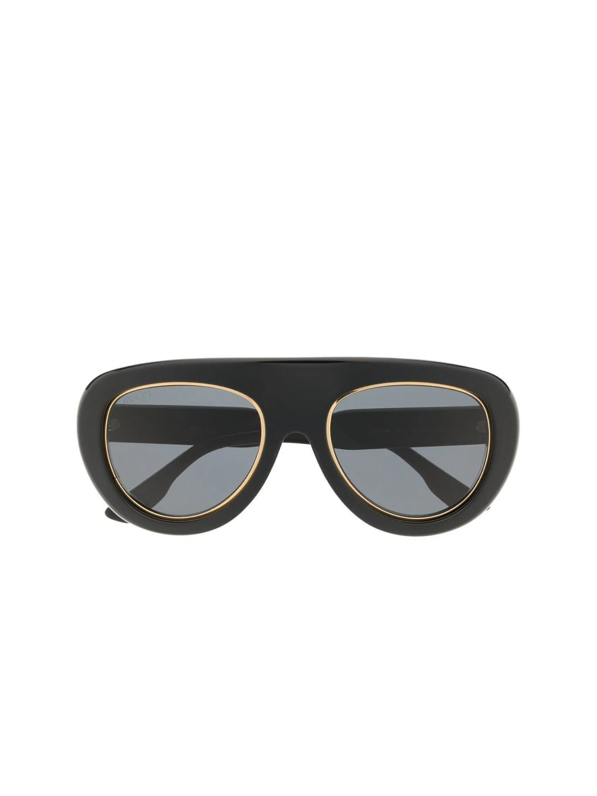 GUCCI Aviator Logo Sunglasses 54mm Lens