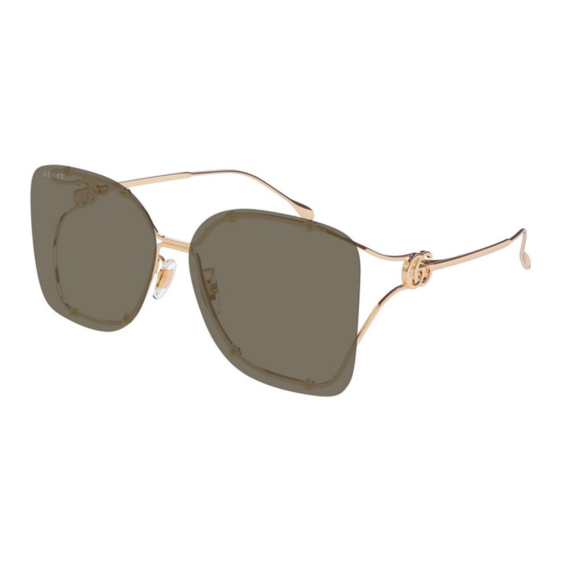 GUCCI Stylish Metal Frame Sunglasses