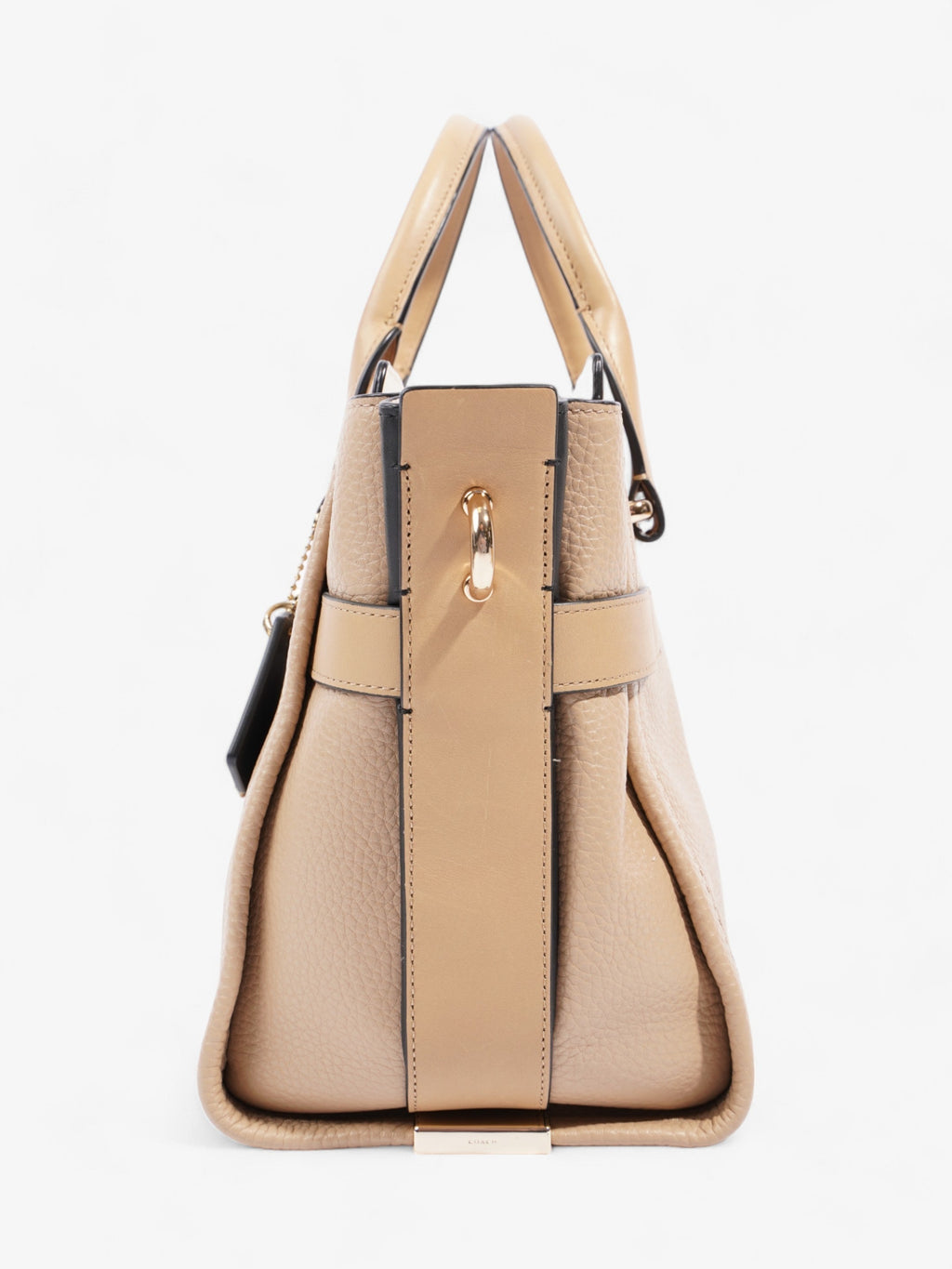 Coach Swagger 32 Beige / Black Leather