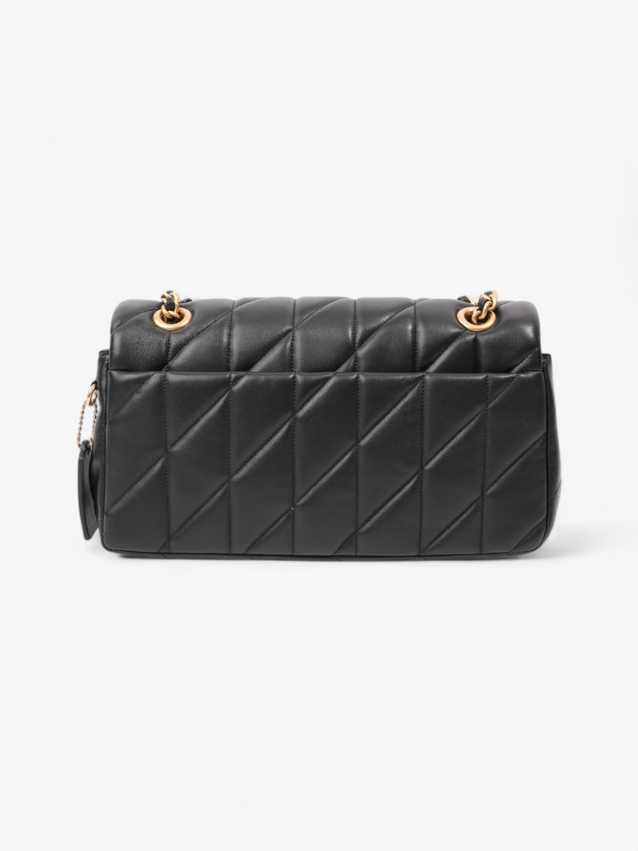 Coach Quilted Tabby Black Leather 26