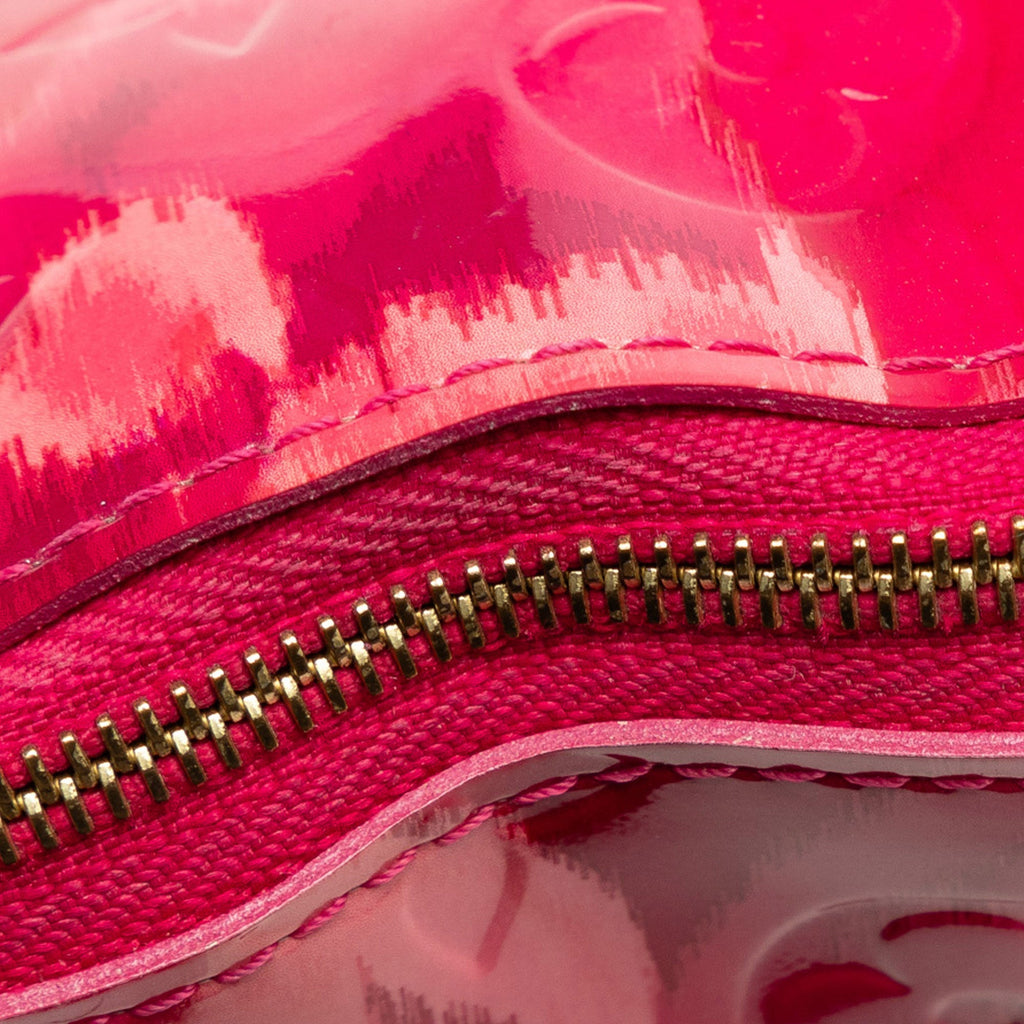 Pink Louis Vuitton Monogram Vernis Ikat Cosmetic Pouch