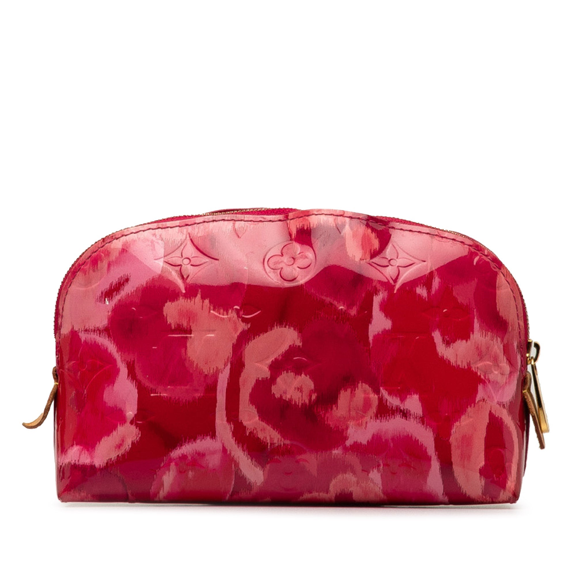 Pink Louis Vuitton Monogram Vernis Ikat Cosmetic Pouch