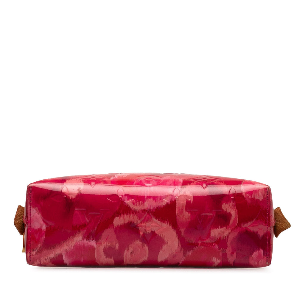 Pink Louis Vuitton Monogram Vernis Ikat Cosmetic Pouch