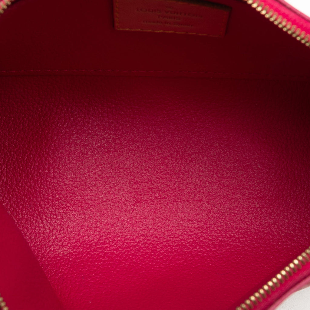 Pink Louis Vuitton Monogram Vernis Ikat Cosmetic Pouch